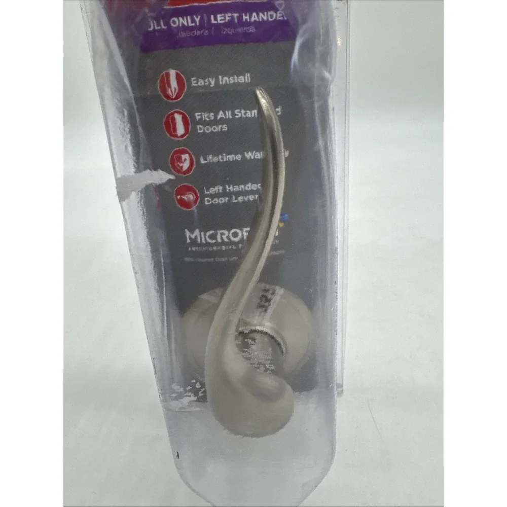 Kwikset Tustin Dummy Door Lh‎ Handle Single Sided Lever Satin Nickel 97880-673